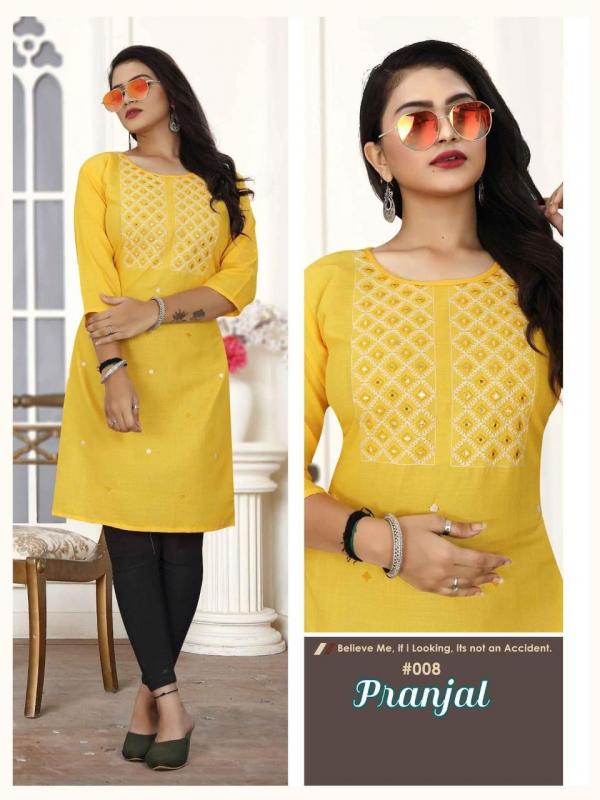 Pranjal cotton Designer Kurti collection